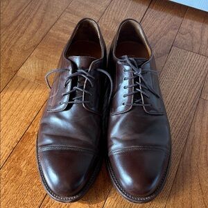 J. Crew Men's Ludlow Dark Brown Leather Oxfords